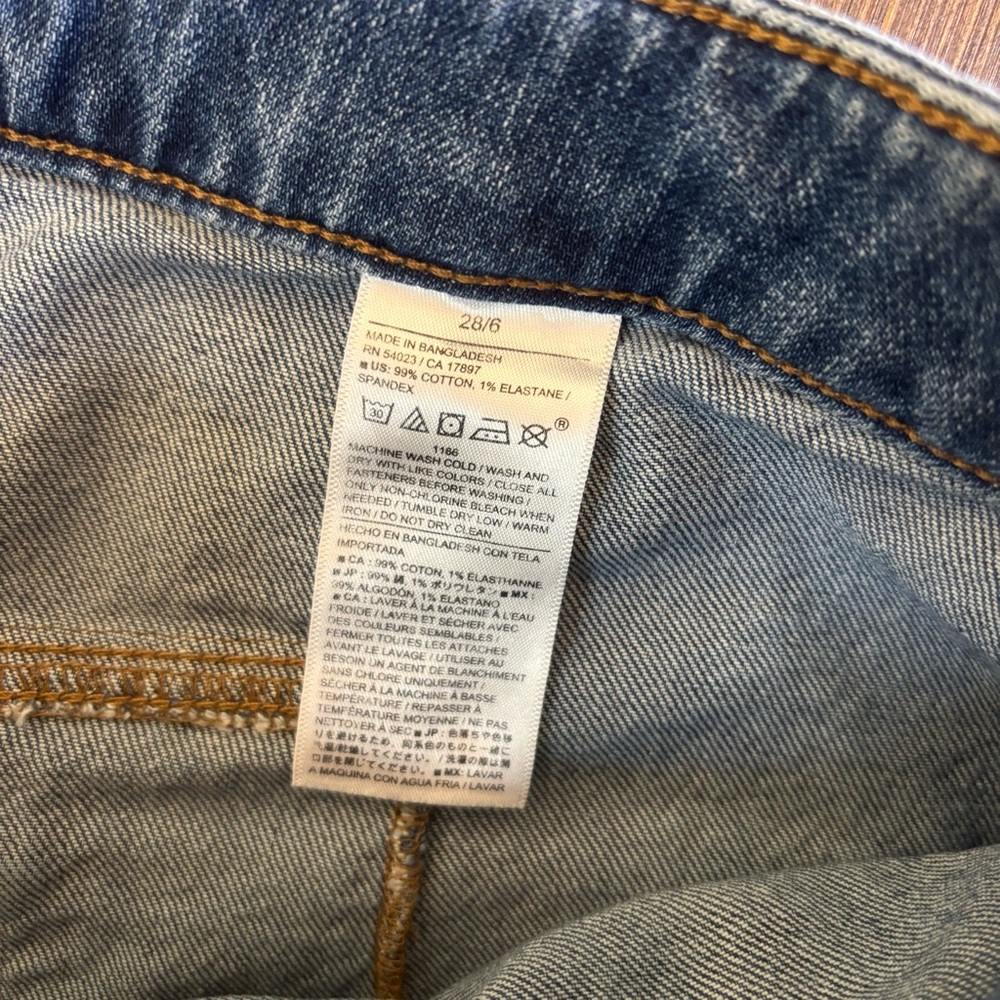 Banana Republic Wide-Leg High-Rise Jeans Size 6 Medium Wash Patch Pocket Denim - Picture 8 of 13